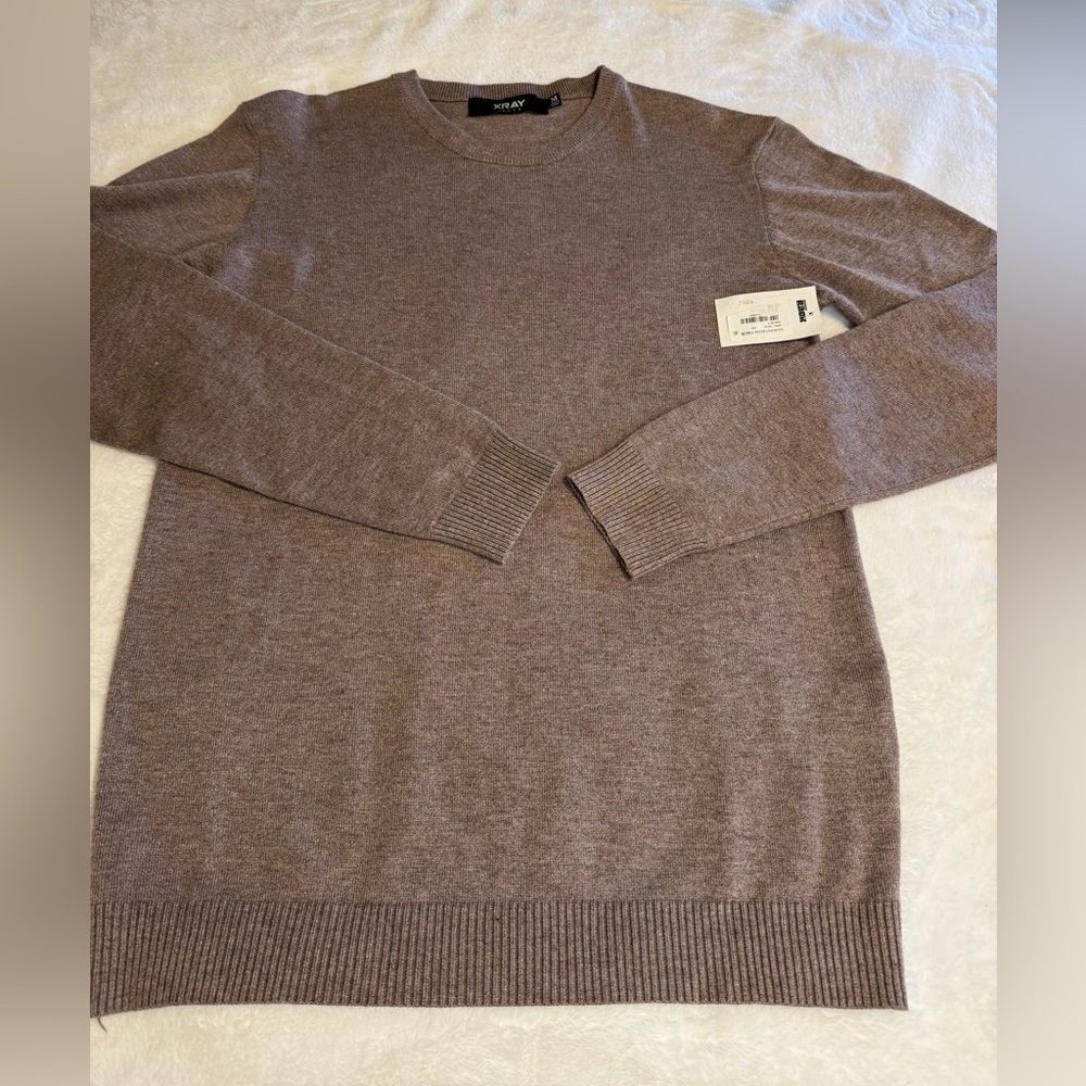 Xray Jeans Slim Fit Premium Comfort Crew Neck Knit Sweater SZ Med. NWT